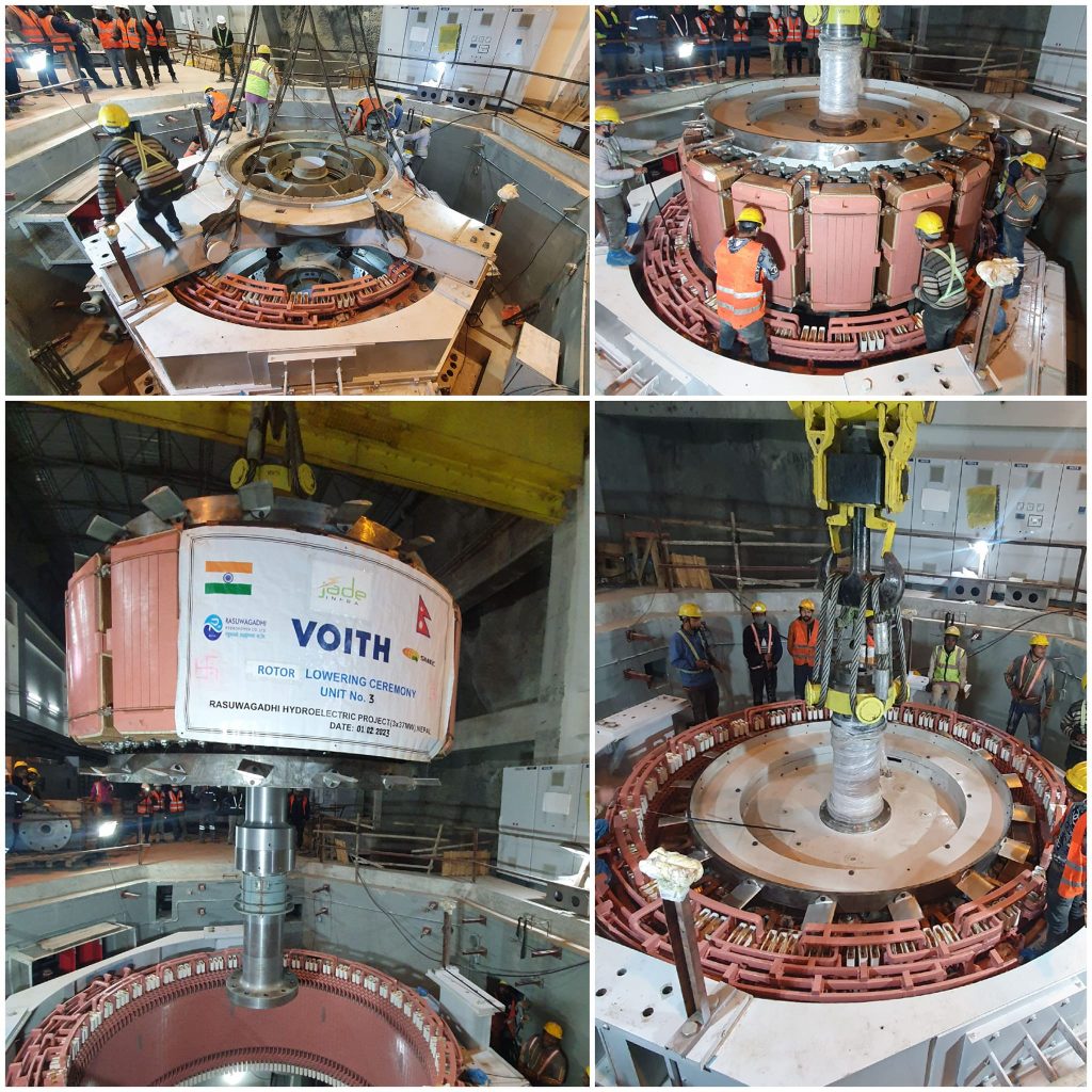 Unit 3 Rotor Installation